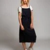 RVCA Fortune Midi Overall In Black Dress -Roxy Cloth Store HS1559175774