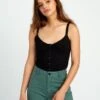 RVCA Go For Broke Ribbed In Black Tank Top -Roxy Cloth Store HS1585938030