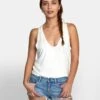 RVCA Minted In White Tank Top 1 RVCA Minted In White Tank Top -Roxy Cloth Store HS1599681346