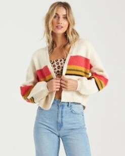Billabong Take Me There In White Sweater