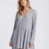 Billabong Always Lounging In Grey Dress -Roxy Cloth Store HS1605217718