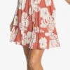 Roxy Higher Love Mini In Marsala Isha (Mpd6) Skirt -Roxy Cloth Store HS1611607849