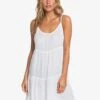Roxy Sand Dune Beach In White Dress -Roxy Cloth Store HS1611608437
