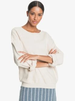 Roxy Could It Be Mine In Tapioca (Teh0) Sweatshirt