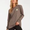 Billabong WoADIV Long Sleeve Tee Shirt In Storm (Stm) -Roxy Cloth Store HS1612203898