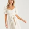 Billabong Save Sundown Mini In White Dress