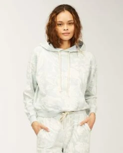 Billabong At Last Pullover In Blue Sweatshirt