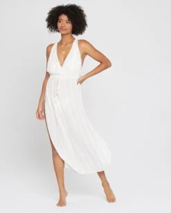Kenzie Cover-Up In Magic Hour Cream (Crm) Dress