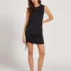 Volcom Cinch U Were Gone In Black Dress -Roxy Cloth Store HS1612480033