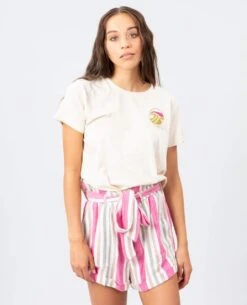 Rip Curl Ridin The Vibes In White Shirt