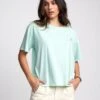 RVCA Petite Rose In Mint Shirt -Roxy Cloth Store HS1615600343