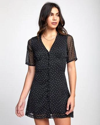 RVCA Gila In Black Dress 3 RVCA Gila In Black Dress