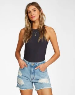 Billabong How Bout That Indigo Denim In Washed Denim (Wad) Shorts