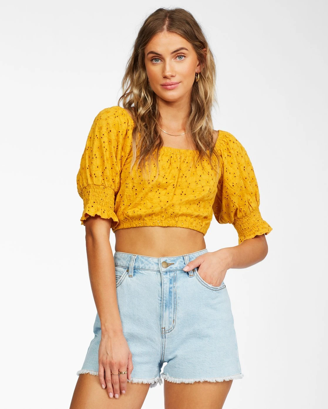 Billabong Summer Girl Top In Sunflower Shirt 3 Billabong Summer Girl Top In Sunflower Shirt