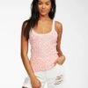 Billabong Little Love Knit In Guava Tank Top 2 Billabong Little Love Knit In Guava Tank Top -Roxy Cloth Store HS1617394610