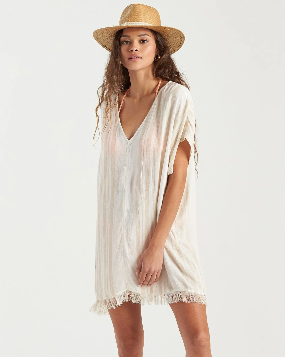 Billabong Walk Away Tunic Top In Salt Crystal (Scs) Dress 3 Billabong Walk Away Tunic Top In Salt Crystal (Scs) Dress