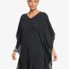 Roxy Moon Blessing Poncho Beach Coverup In Anthracite (Kvj0) Dress -Roxy Cloth Store HS1617917806