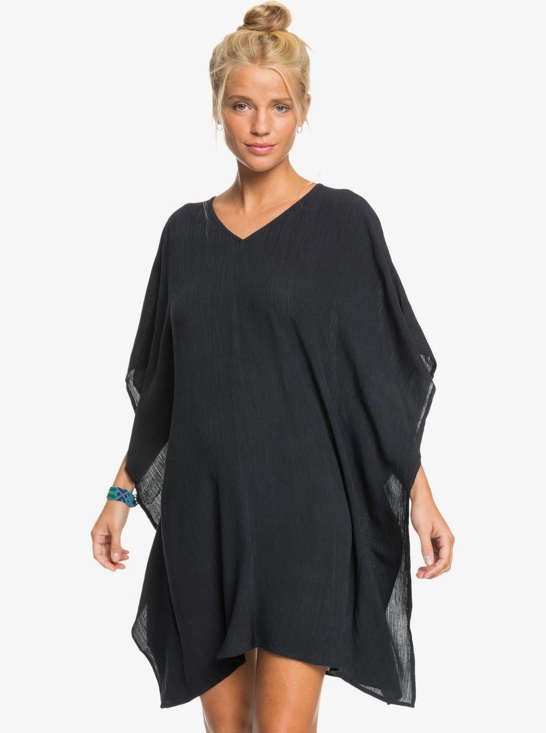 Roxy Moon Blessing Poncho Beach Coverup In Anthracite (Kvj0) Dress 3 Roxy Moon Blessing Poncho Beach Coverup In Anthracite (Kvj0) Dress