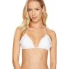 Cosita Buena Wavey Triangle Bikini Top (white) -Roxy Cloth Store Z2650272
