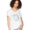 Converse Palm Print Cp Fill Femme Tee (white) 1 Converse Palm Print Cp Fill Femme Tee (white) -Roxy Cloth Store Z4314135
